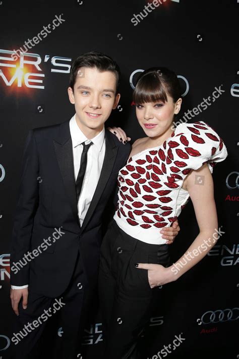 Asa Butterfield Hailee Steinfeld Editorial Stock Photo - Stock Image ...