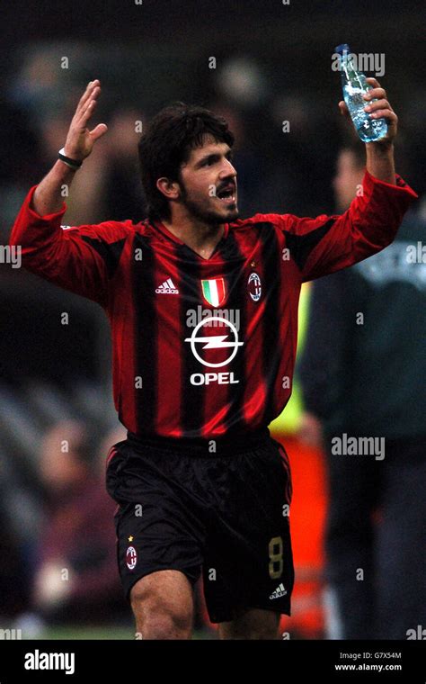 Manchester United And Gennaro Gattuso Hi Res Stock Photography And