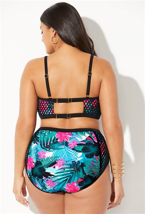 Plus Size Madame Malta High Waist Underwire Bikini