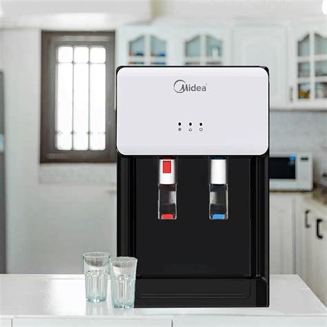 𝐌𝐈𝐃𝐄𝐀 Hot Cold Tabletop Water Dispenser Penapis Air X X Stages Korea Filters
