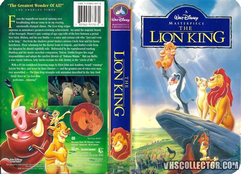 Lion King VHS Value: Exploring Vintage Disney Collectibles, Rarity, and ...