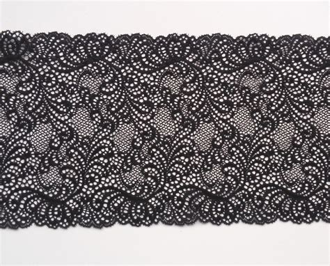 Black Stretch Lingerie Lace Trim Underwear Sewing Lace Cm Width Sl Etsy