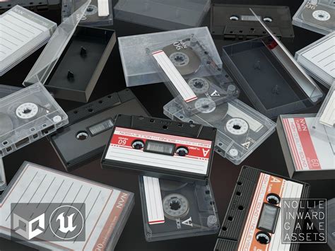 Cassette Tape Collection VR / AR / low-poly | CGTrader