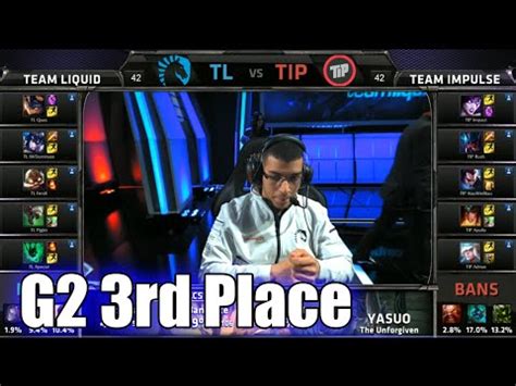 Team Impulse Vs Team Liquid Game Rd Place S Na Lcs Spring