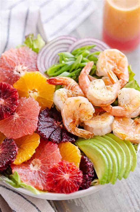 Citrus Shrimp Salad Healthy Recipe