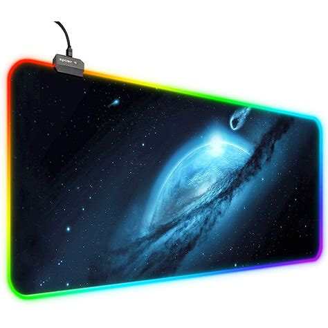 RGB Gaming Mouse Pad BLUE Clouds - 80*30cm | NEXTmart