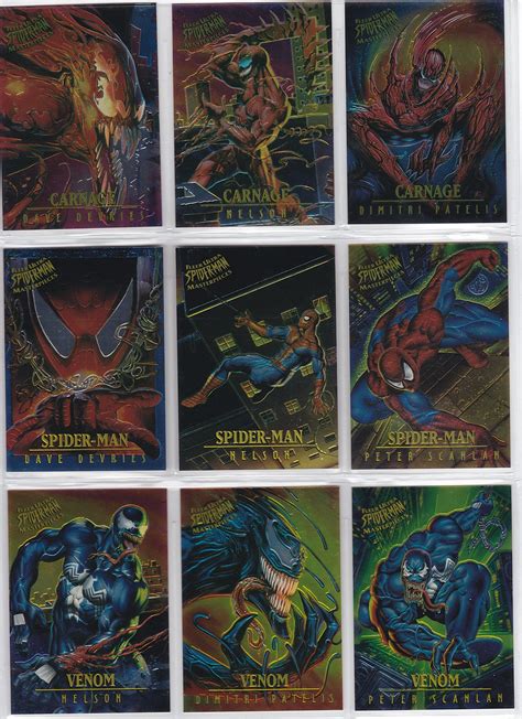 1995 Fleer Ultra Spider Man Masterpieces 6 9 Venom HGA 9 Mint