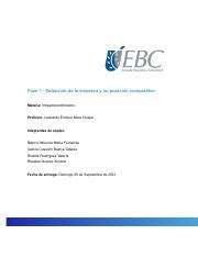 Fase 1 Intraemprendimiento pdf Fase 1 Selección de la empresa y su