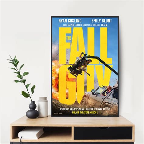 The Fall Guy 2024 New Movie Poster Unframed Art Room Decor - Etsy