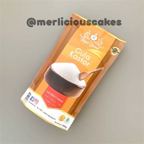 Jual Caster Sugar Castor Sugar Gula Kastor Royal Semut 500 Gram