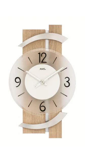 Horloge Murale Moderne Avec Mouvement Quartz De Ams Am W Neuf Eur