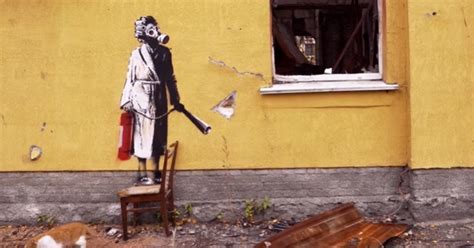 Hypeabis Mural Banksy Yang Jadi Simbol Perlawanan Di Ukraina Jadi