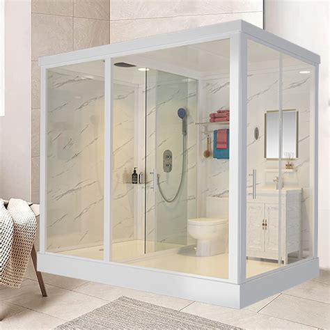 Prefabricated Living Home Complete Rv Shower Unit Type Door Indoor