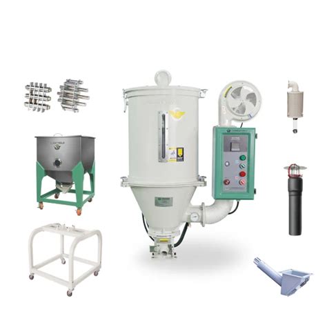 12 25 50 75kg Hot Air Plastic Industrial Hopper Dryer For Injection Molding Machine Industrial