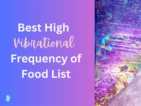 27 Best Vibrational Frequency Of Food List Handmade Healthy