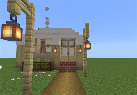 Birch house : r/Minecraft