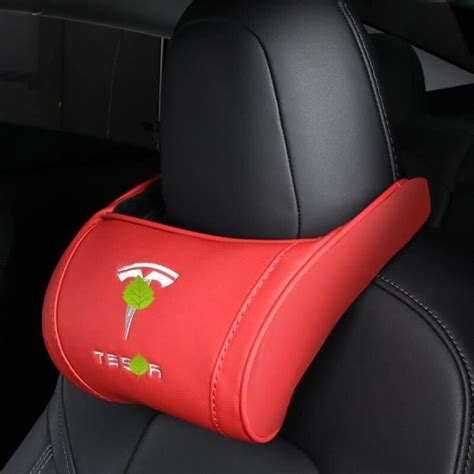 Auto Appui tête en cuir pour siège de voiture coussin doux et