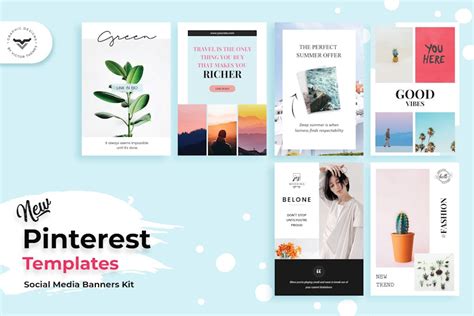 Pinterest Post Templates, Graphic Templates - Envato Elements