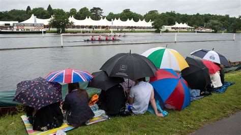 In Pictures Soggy Start To The 2016 Henley Royal Regatta Bbc News