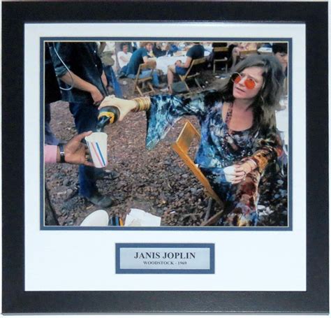 Bleachers Sports Music And Framing — Janis Joplin Backstage Woodstock 1969 11x14 Photo