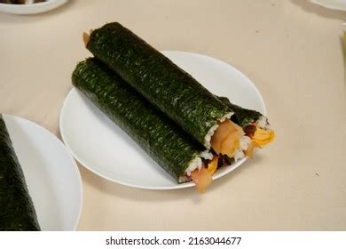 Ehomaki Maki Sushi Which Eaten Setsubun Stock Photo 2163044677 ...