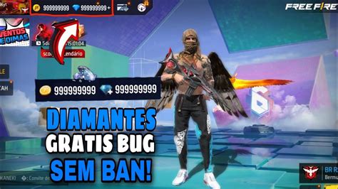 COMO CONSEGUIR GANHAR DIAMANTES GRÁTIS NO FREE FIRE NOVO BUG