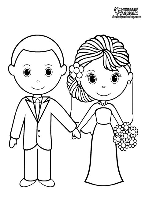 Wedding Printable Coloring Pages