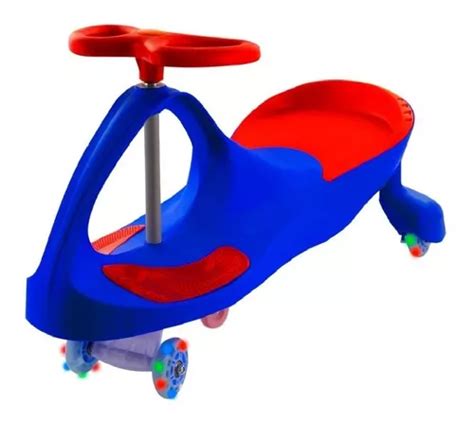 Carrinho Infantil Zippy Car Azul Gira Led Suporta Kg Frete Gr Tis