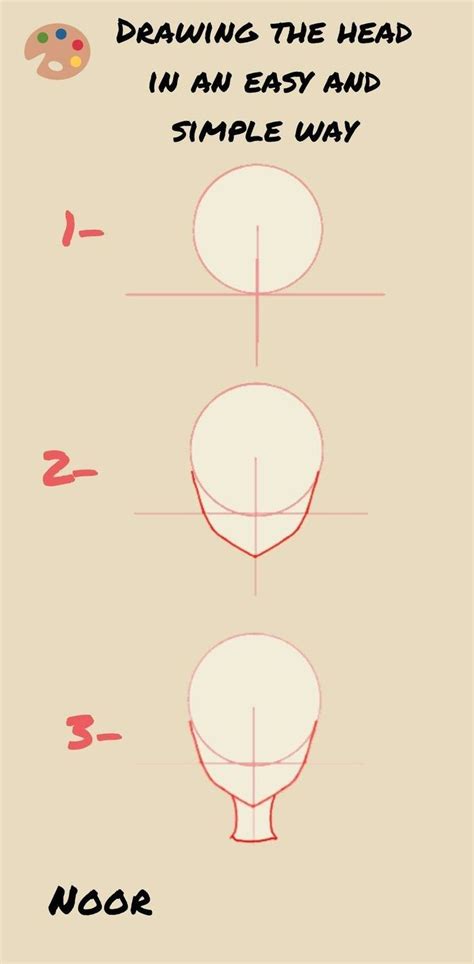 خـطـوات رسـم الـوجـة🙂 ️‍🔥 Drawing Tips Drawings Drawing Heads