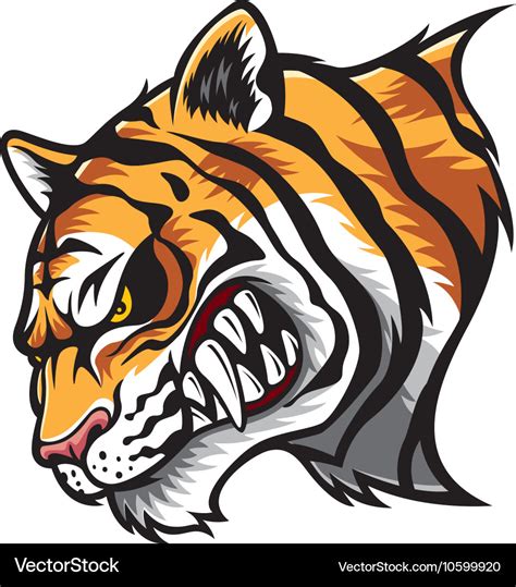 Angry Tiger Svg