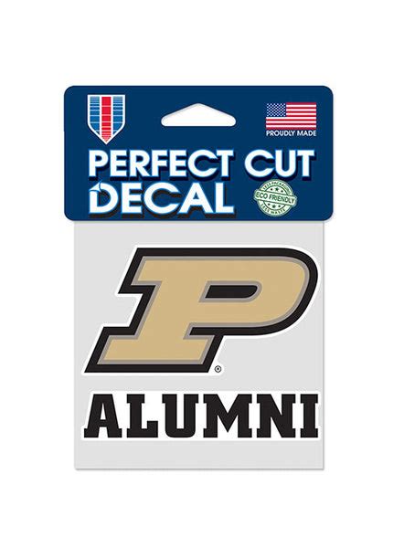 Purdue 4" x 4" Alumni Decal | Magnets & Decals | Purdue Team Store