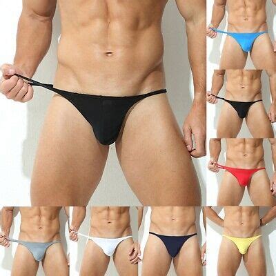 Men Bikini Swimwear Swimsuit Beachwear Underwear Smooth Thin Mini