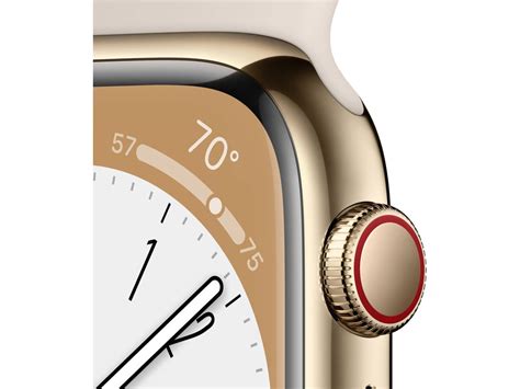 APPLE Watch Series 8 GPS Cellular 41 Mm Dourado Bracelete