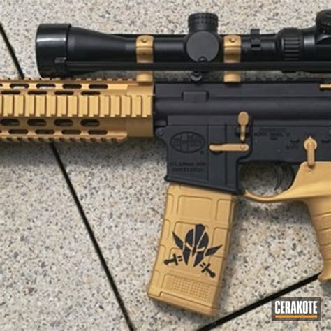 Mossberg Rifle In H 122 Gold By Web User Cerakote