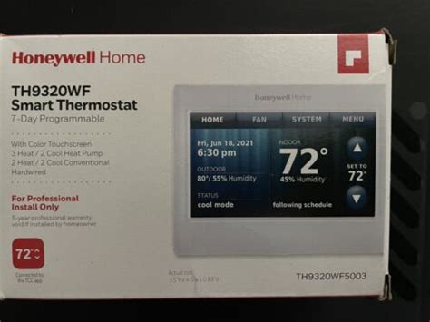 Honeywell Wi Fi 9000 7 Day Programmable Thermostat Th9320wf5003 Ebay