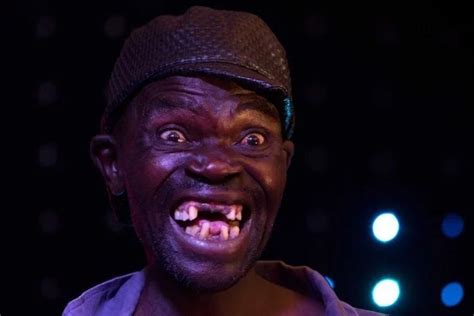 Speechless Meet The Man William Masvinu Who Won The Most Ugly Man Contest In Zimbabwe For