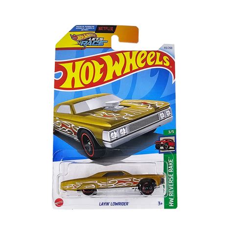 Carrinho Hot Wheels Layin Lowrider HW Reverse Rake 3 5 Mattel HTD39 Shopee Brasil