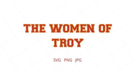 Usc Svg Png  L Women Of Troy Svg L Usc Troy Svg L Usc Trojans Svg L