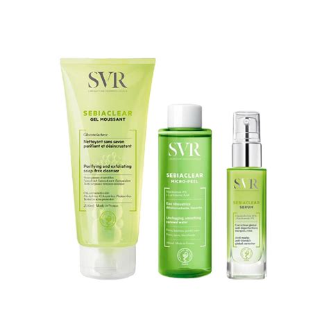 SVR SVR SEBIACLEAR GEL MOUSSANT 200ml Sebiaclear Serum SEBIA