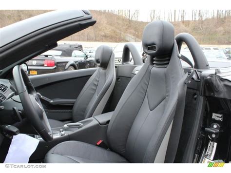 Black Interior 2010 Mercedes-Benz SLK 350 Roadster Photo #46756689 ...