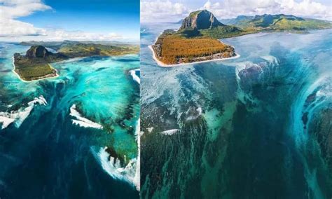 The Stunning Underwater Waterfall In Mauritius World S Largest