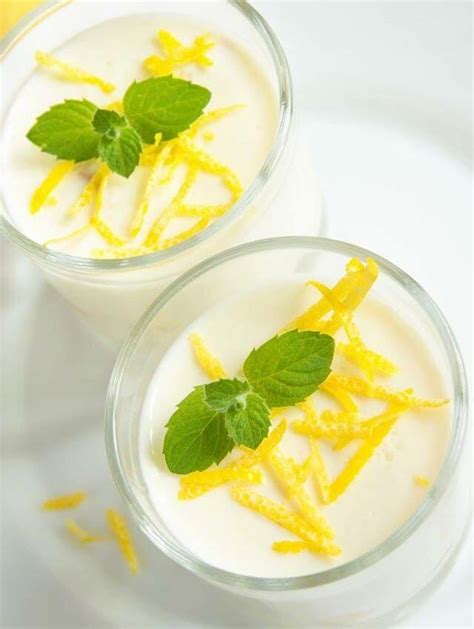 Panna cotta au citron un délice dans sa plus simple expression Les