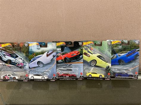 Hot Wheels Premium Car Culture Japanese cars set of 5 興趣及遊戲 玩具 遊戲類 Carousell