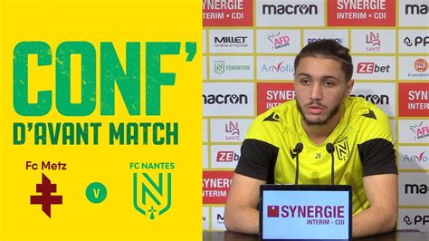 Jaouen Hadjam Avant FC Metz FC Nantes YouTube