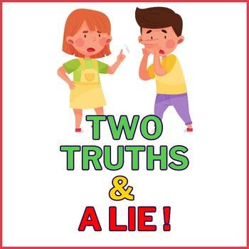 Two Truths And A Lie By Lumath Worksheets Tpt