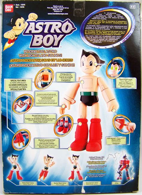 Astro Boy Bandai Interactive Action Figure With Lights Ans Sounds