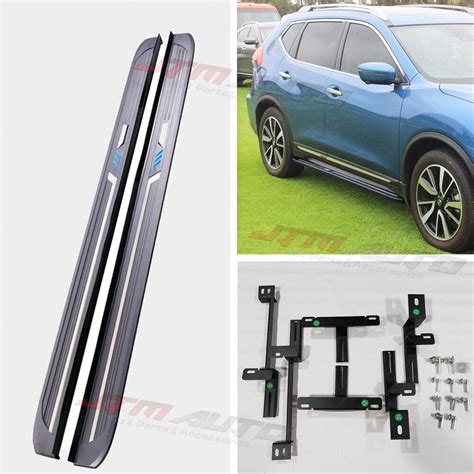 Black Aluminium Running Board Side Steps To Suit Nissan Xtrail X Trail