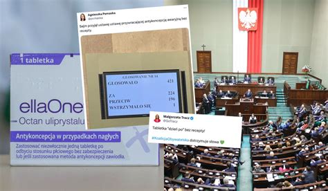 Tabletka Dzie Po B Dzie Dost Pna Bez Recepty Sejm Przyj Ustaw