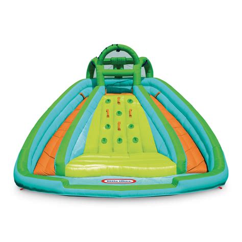 Little Tikes Outdoor Inflatable Rocky Mountain River Race Slide Bouncer