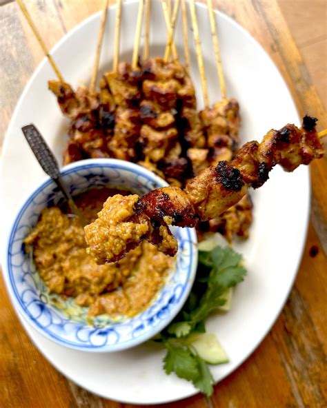 CHICKEN SATAY WITH SATAY PEANUT SAUCE — Rempapa